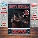 Personalised Uncharted The Lost Legacy 1 Inspired Style Game Kids Inspired Birthday Card (SA)