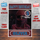 Personalised Uncharted The Lost Legacy 2 Inspired Style Game Kids Inspired Birthday Card (SA)