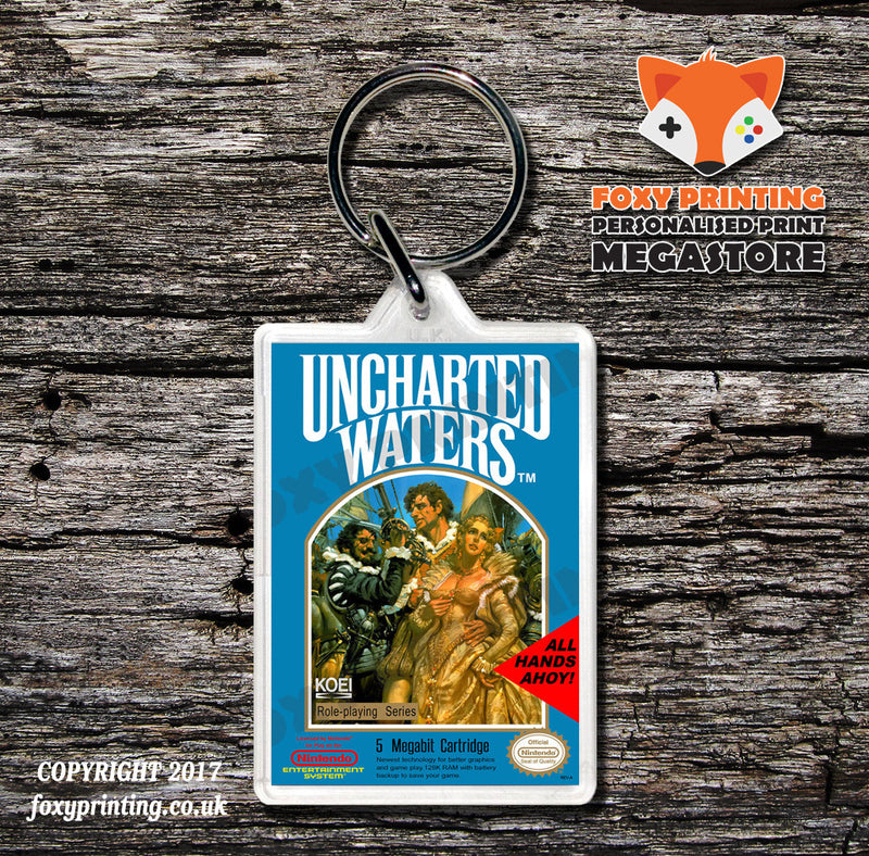 Ultimate Basketball Retro NES Game Cover Art Gaming Keyring