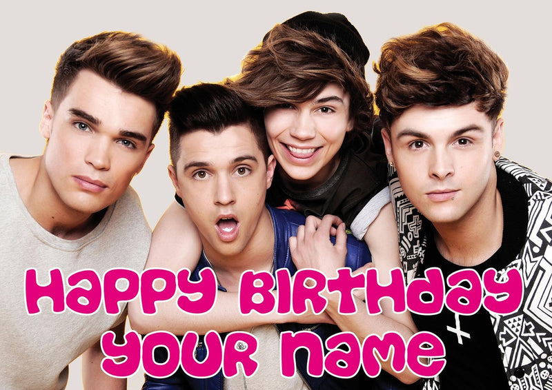 Union J 2 Birthday Card