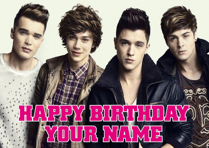 Union J Birthday Card