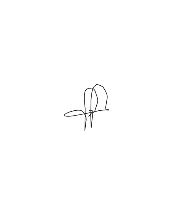 Untitled-27 Football Player Printed Signature Print