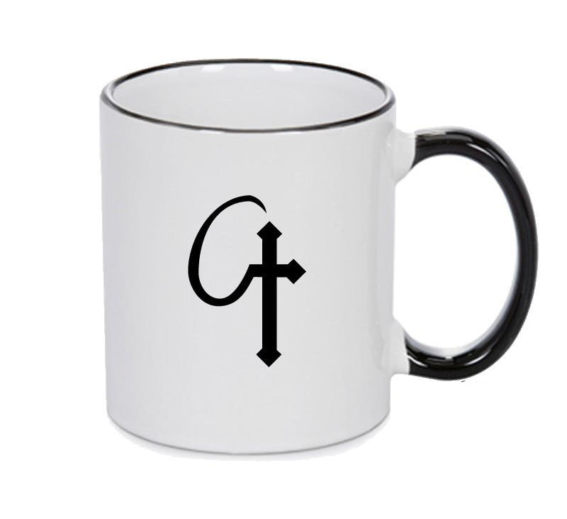 Urine Black Handle Alchemy Mug GOTHIC GOTH HORROR STARS HORROSCOPE BLACK MAGIC MUG
