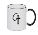 Urine Black Handle Alchemy Mug GOTHIC GOTH HORROR STARS HORROSCOPE BLACK MAGIC MUG