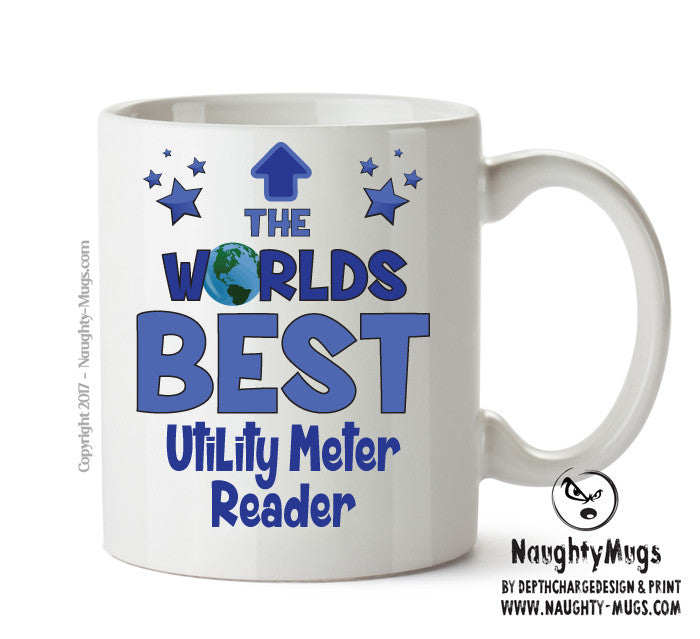 Worlds Best Utility Meter Reader Mug - Novelty Funny Mug