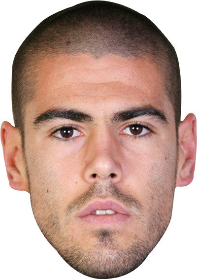 VALDES Barcelona Footballer Celebrity Face Mask Fancy Dress Cardboard Costume Mask