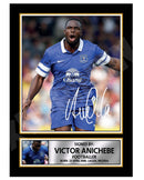 VICTOR ANICHEBE Limited Edition Football Player Signed Print - Football