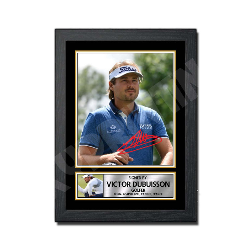 VICTOR DUBUISSON 2 Limited Edition Golfer Signed Print - Golf