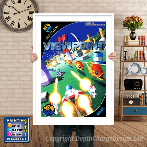 Viewpoint NEO GEO Game Inspired Theme Retro Gaming Poster