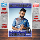 VIRAT KOHLI INDIA BM Personalised Birthday Card