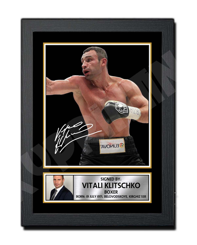 VITALI KLITSCHKO 2 Limited Edition Boxer Signed Print - Boxing