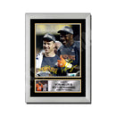 VON MILLER PEYTON MANNING 2 Limited Edition Football Signed Print - American Footballer