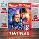 Valerian And The City Of A Thousand Planets Hd Theme Style Personalised Kids Inspired Movie Birthday Card (SA)