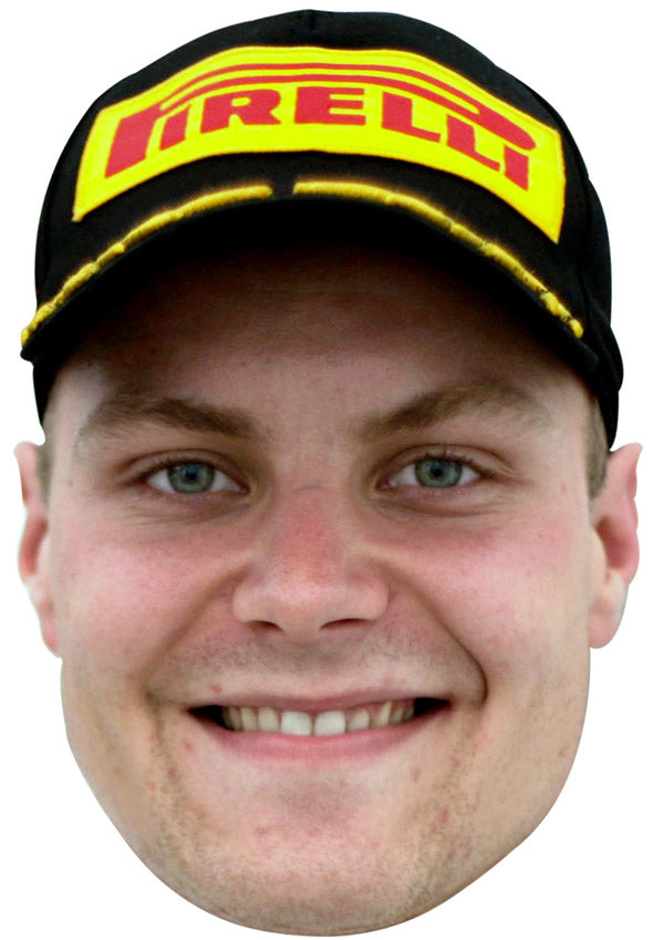 VALTTERI BOTTAS JB - Formula 1 Driver Fancy Dress Cardboard Celebrity Party Face Mask