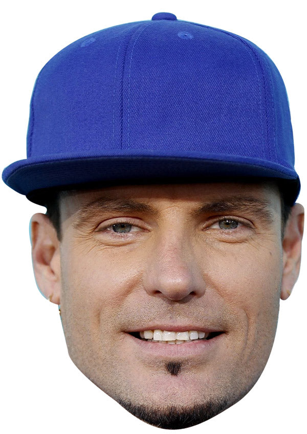 VANILLA ICE JB - Music Star Fancy Dress Cardboard Celebrity Party Face Mask