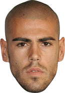 VÃ­ctor ValdÃ£Â©S Barcelona Footballer Celebrity Face Mask Fancy Dress Cardboard Costume Mask