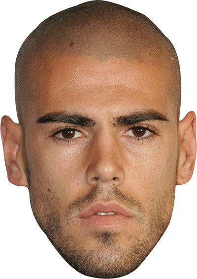 VÃ­ctor ValdÃ£Â©S Barcelona Footballer Celebrity Face Mask Fancy Dress Cardboard Costume Mask