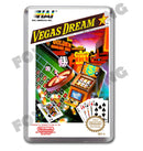 Vegas Dream Retro Nintendo NES Game Inspired Fridge Magnet 610