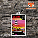 Vertical Template Copy Game Inspired Retro Gaming Keyring