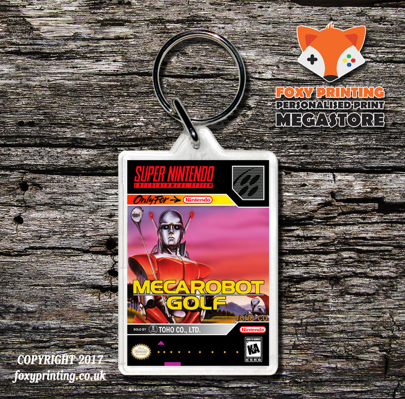 Vertical Template Copy Game Inspired Retro Gaming Keyring