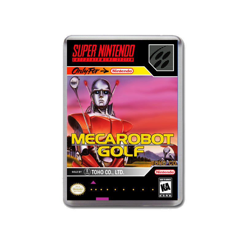 Vertical Template Copy - SNES GAME inspired Retro Gaming Magnet