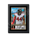 Vic Beasley 2 Limited Edition Football Signed Print - American Footballer