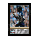 Victor Moses (1) Limited Edition Football Player Signed Print - Football