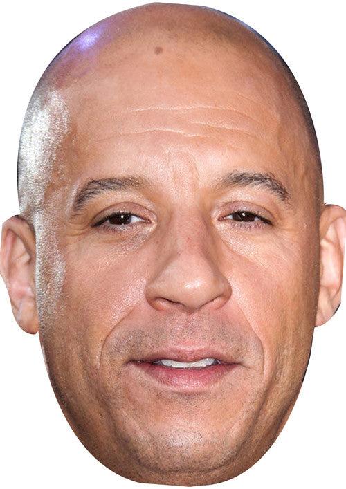 Vin Diesel Face Mask – Fancy Dress Cardboard Costume Mask