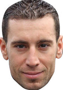 Vincenzo Nibali Cycling Celebrity Face Mask Fancy Dress Cardboard Costume Mask