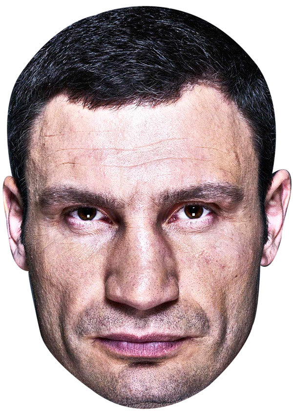 VITALI KLITSCHKO JB - TV Star Fancy Dress Cardboard Celebrity Party Face Mask