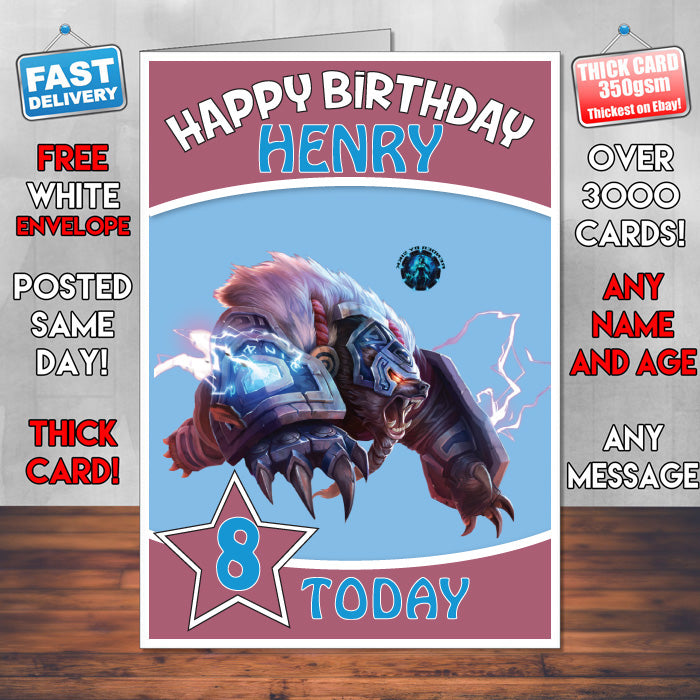 Personalised Birthday Card