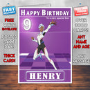 Voltron 7 Allura Style Theme Personalised Kidshows Birthday Card (SA)