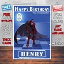 Voltron 8 Zarkon Style Theme Personalised Kidshows Birthday Card (SA)