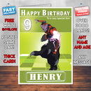 Voltron 9 Sendak Style Theme Personalised Kidshows Birthday Card (SA)
