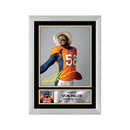 Von Miller 2 Limited Edition Football Signed Print - American Footballer