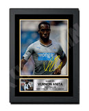 Vurnon Anita 2 Limited Edition Football Player Signed Print - Football