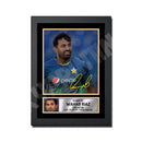 WAHAB RIAZ Limited Edition Cricketer Signed Print - Cricket Player