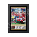 WALES RUGBY 2012 GRAND SLAM SQUAD 2 Limited Edition Rugby Player Signed Print - Rugby