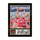 WALES RUGBY 2012 GRAND SLAM SQUAD (1) Limited Edition Rugby Player Signed Print - Rugby