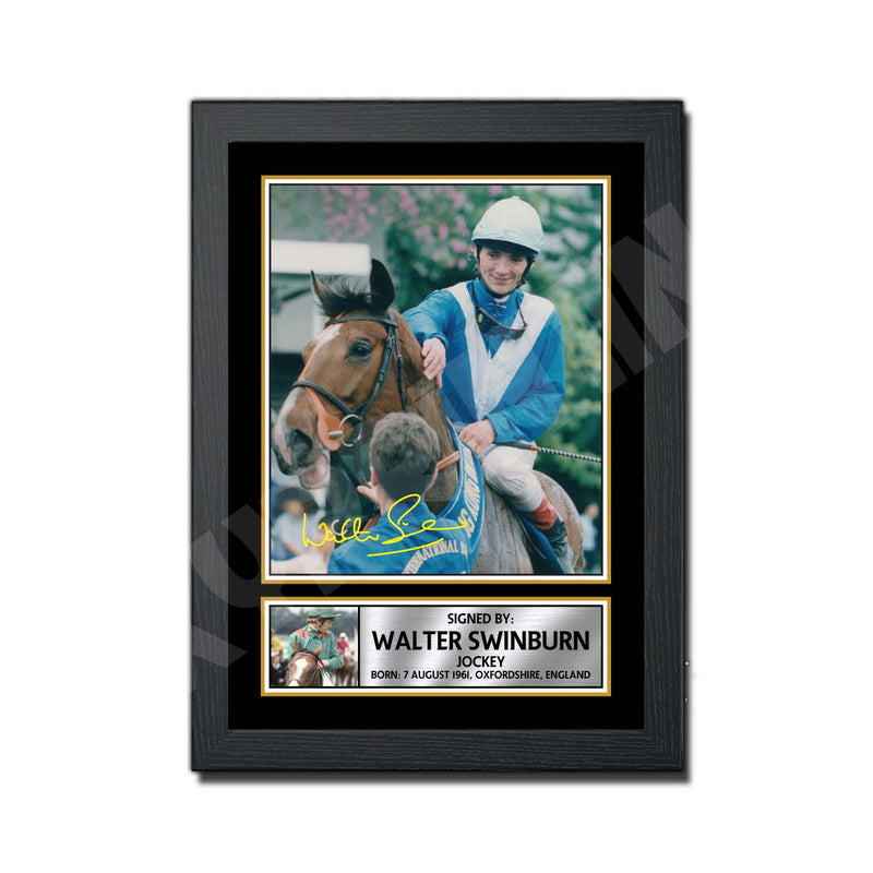 WALTER SWINBURN Limited Edition Horse Racer Signed Print - Horse Racing