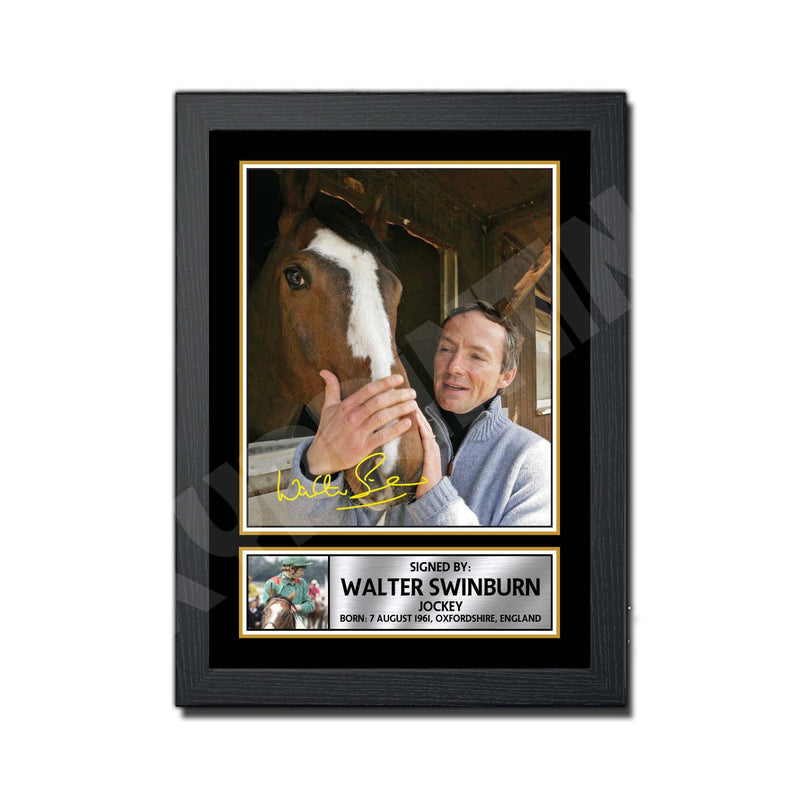 WALTER SWINBURN 2 Limited Edition Horse Racer Signed Print - Horse Racing