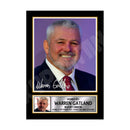 WARREN GATLAND 2 Limited Edition Rugby Player Signed Print - Rugby