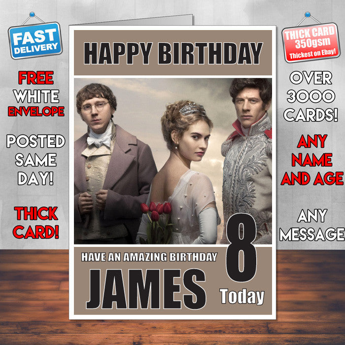 WAR PEACE 2016 BM THEME INSPIRED Style PERSONALISED Kids Adult FUNNY Birthday Card