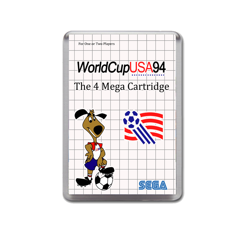 Wc94 Sega Master System Game Inspired Fridge Magnet