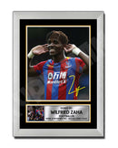 WILFRIED ZAHA 2 Limited Edition Football Player Signed Print - Football