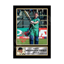 WILLIAM PORTERFIELD 2 Limited Edition Cricketer Signed Print - Cricket Player