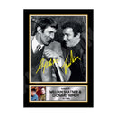 WILLIAM SHATNER _ LEONARD NIMOY 2 Limited Edition Tv Show Signed Print