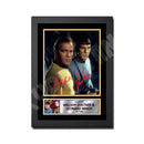 WILLIAM SHATNER _ LEONARD NIMOY (1) Limited Edition Tv Show Signed Print