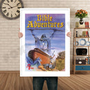 WISDOMTREE Bible Adventures Retro GAME INSPIRED THEME Nintendo NES Gaming A4 A3 A2 Or A1 Poster Art 680