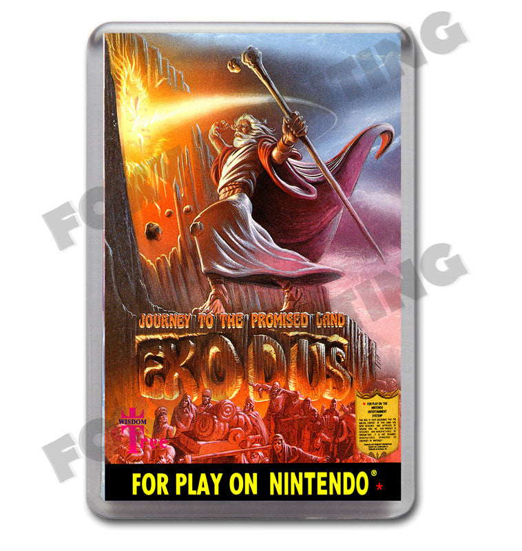 Wisdomtree Exodus Retro Nintendo NES Game Inspired Fridge Magnet 682